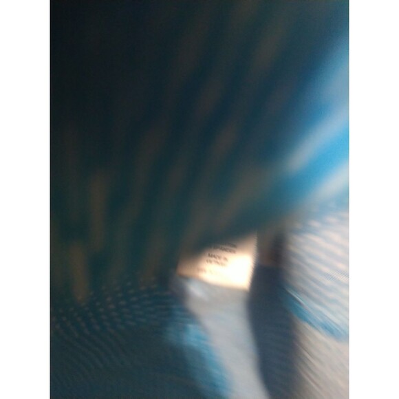 New York & Company Stretch Collared Button Up Blouse Blue Small Y2K - Picture 5 of 11